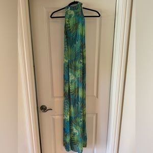 Tropical dress long great condition worn once size small